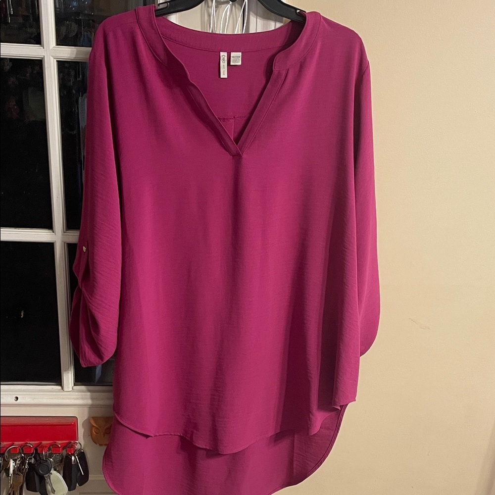 Cato Fuchsia Blouse